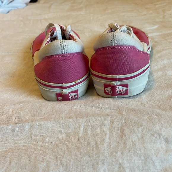 Pink and white lace up vans - Picture 5 of 5